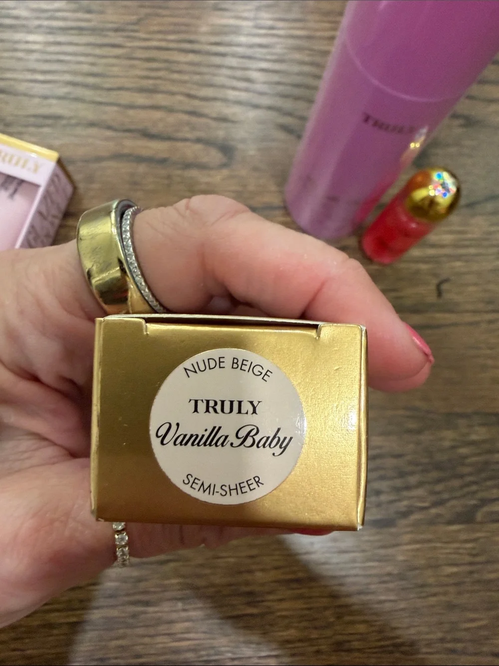 TRULY Pink Smooth Shave Cream & Assorted Hydrating Lip Gloss Trio